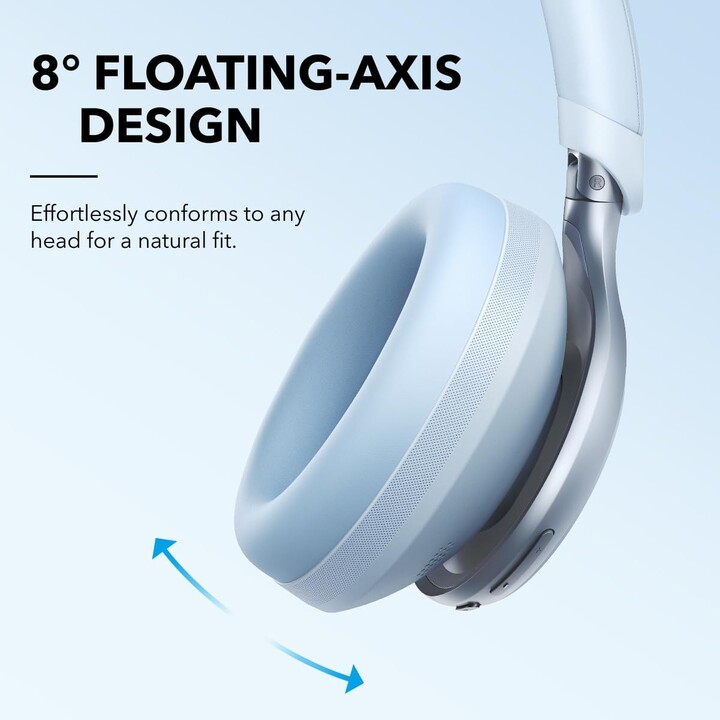 Soundcore Space One Noise Cancelling (ANC) Bluetooth Headphones Blue