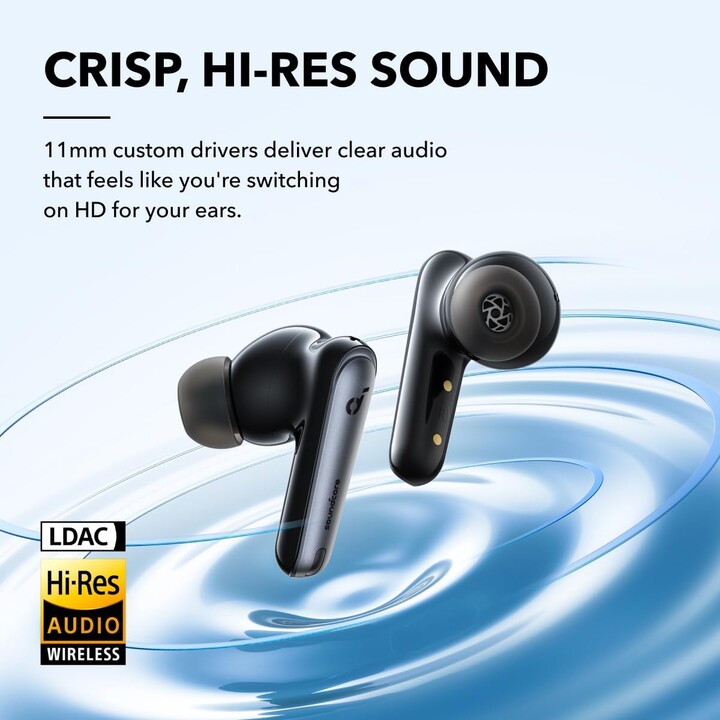 Casque Bluetooth Soundcore Liberty 4 NC à réduction de bruit (ANC) Noir 