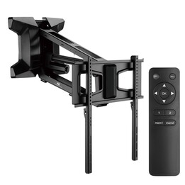 Maclean MC-891 supporto TV elettrico sopra caminetto 37"-70" 35 kg nero