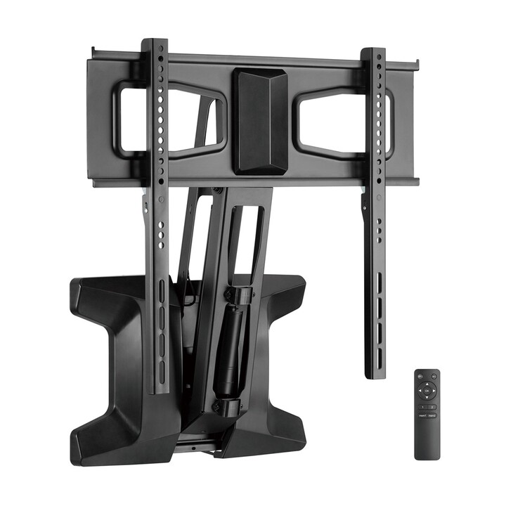 Maclean MC-891 soporte TV eléctrico sobre chimenea 37"-70" 35 kg negro