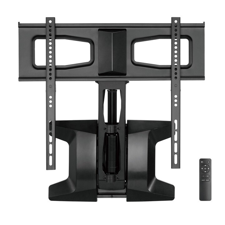 Maclean MC-891 soporte TV eléctrico sobre chimenea 37"-70" 35 kg negro