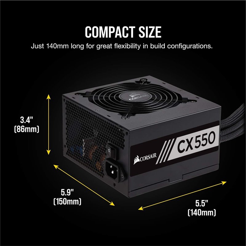 Corsair CX550 80 Plus Bronze 550W