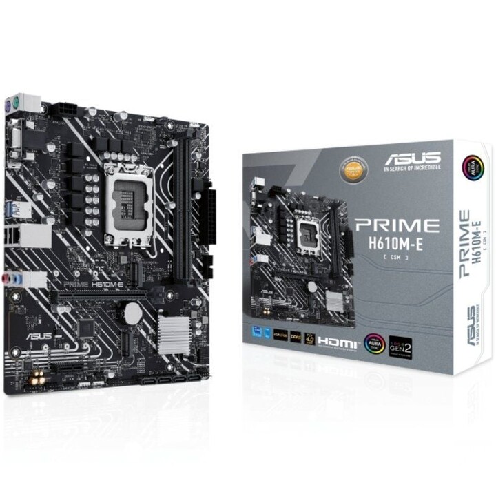 Asus Prime H610M-E-CSM Motherboard/Sockel 1700/Micro ATX