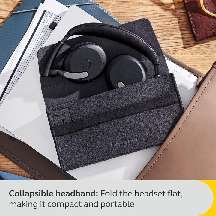 Jabra Evolve2 65 Flex UC Casque stéréo supra-auriculaire (Bluetooth, sans fil, USB-C)