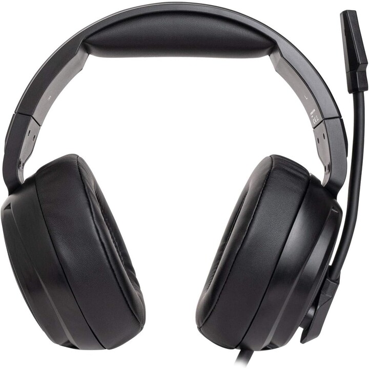 Casque de jeu Fonestar WIN avec microphone/Jack 3.5/Noir