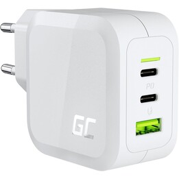 Green Cell CHARGC08W Caricatore per dispositivi mobili Cuffie, Netbook, Smartphone, Tablet Bianco AC Ricarica rapida