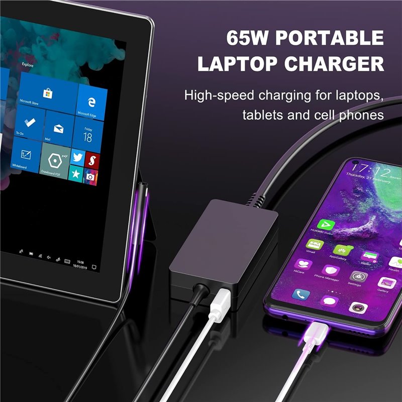 Microsoft 65w surface pro 4 tablet power supply