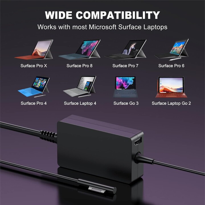 Microsoft 65w surface pro 4 tablet power supply