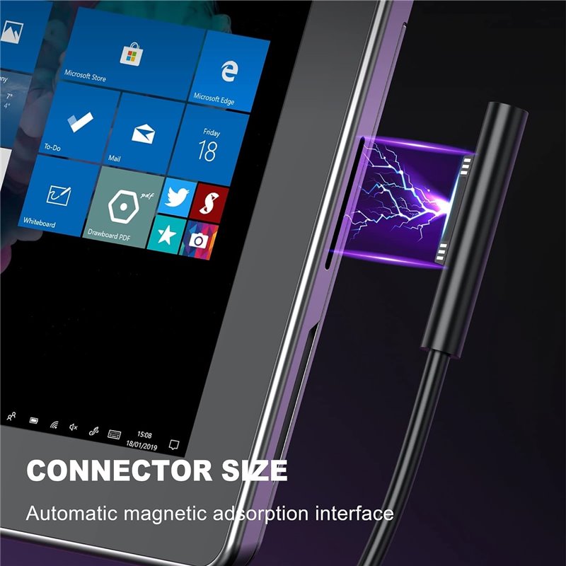 Microsoft 65w surface pro 4 tablet power supply