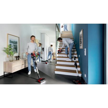 Bosch BCS711PET aspiradora de pie y escoba eléctrica Batería Secar Sin bolsa 0,3 L Negro, Rojo 3 Ah