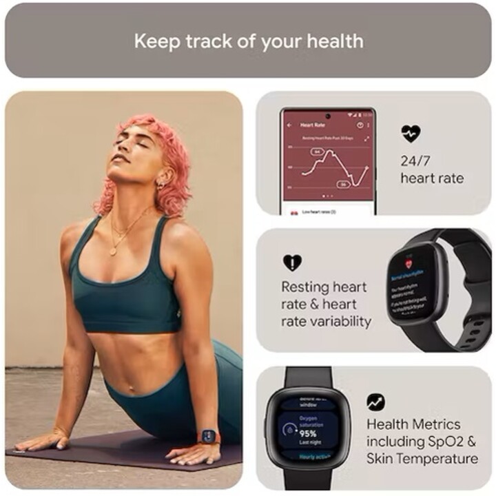 Fitbit Versa 4 Rosa