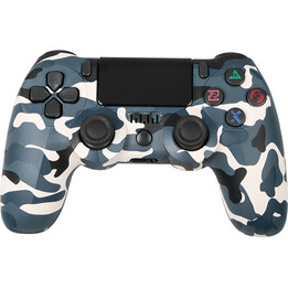 PS4 Controller Powergaming V2 Blau Camouflage