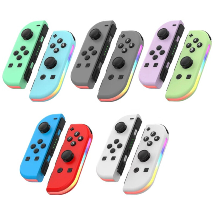 Joy-Con-Controller-Set links/rechts, kompatibel mit Nintendo Switch, Blau, Rot, RGB