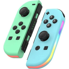 oy-Con Controller-Set links/rechts, kompatibel mit Nintendo Switch, hellgrün, blau, RGB