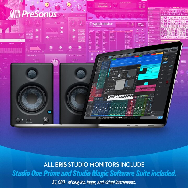 PreSonus Eris 4.5 BT Paire de Moniteurs Bluetooth Noir