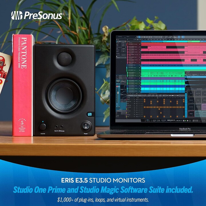 PreSonus Eris 3.5 BT Par de Monitores Bluetooth Preto