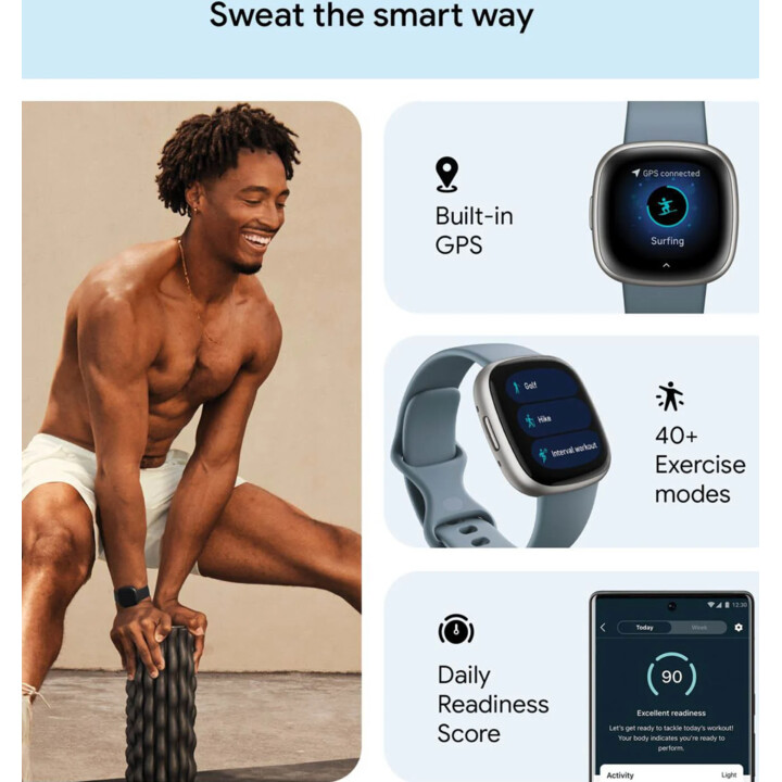Fitbit Versa 4 GPS Platinum