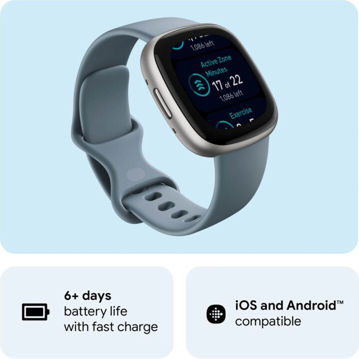 Fitbit Versa 4 GPS Platinum