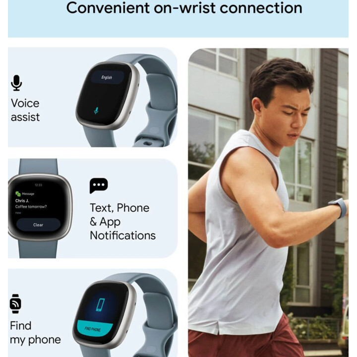 Fitbit Versa 4 GPS Platino