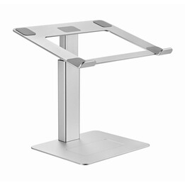 Gembird NBS-D1-02 Soporte vertical para portátil de altura ajustable, plateado