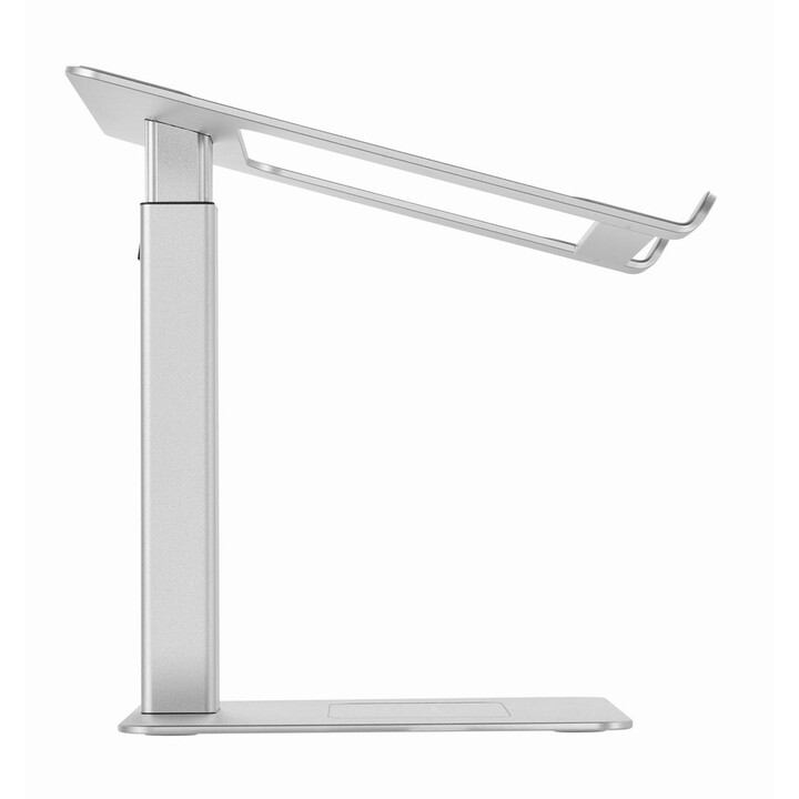 Suporte vertical para laptop Gembird NBS-D1-02 com altura ajustável, prata
