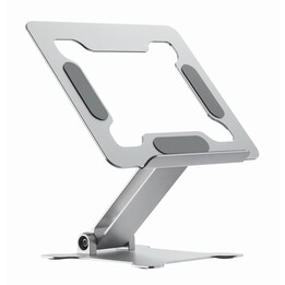 Gembird NBS-D1-03 Soporte vertical plegable para portátil, plateado
