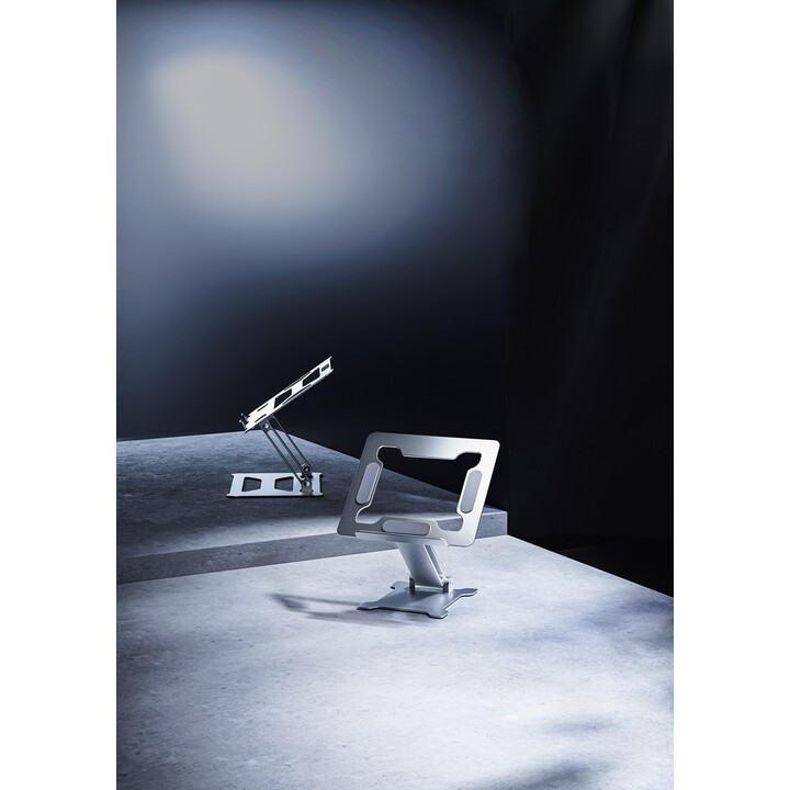 Gembird NBS-D1-03 Foldable Vertical Laptop Stand, Silver