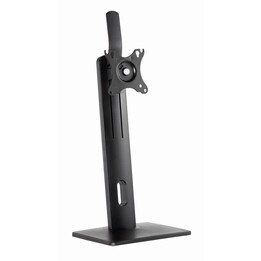 Suporte de mesa para monitor Gembird MS-D1-01, altura ajustável, preto