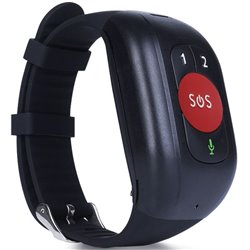Bracelet Smartband Leotec Senior Smart Band 4G/ Rouge et Noir