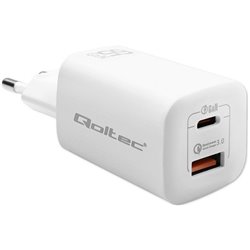Qoltec 50765 cargador de dispositivo móvil Portátil, Consola de juegos portátil, Batería portátil, Smartphone, Reloj inteligente