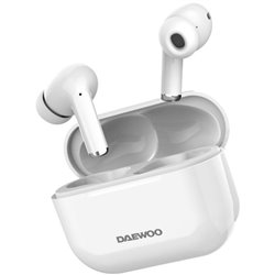 Auriculares Bluetooth Daewoo DW2002 con estuche de carga/ Autonomía 6h/ Blancos