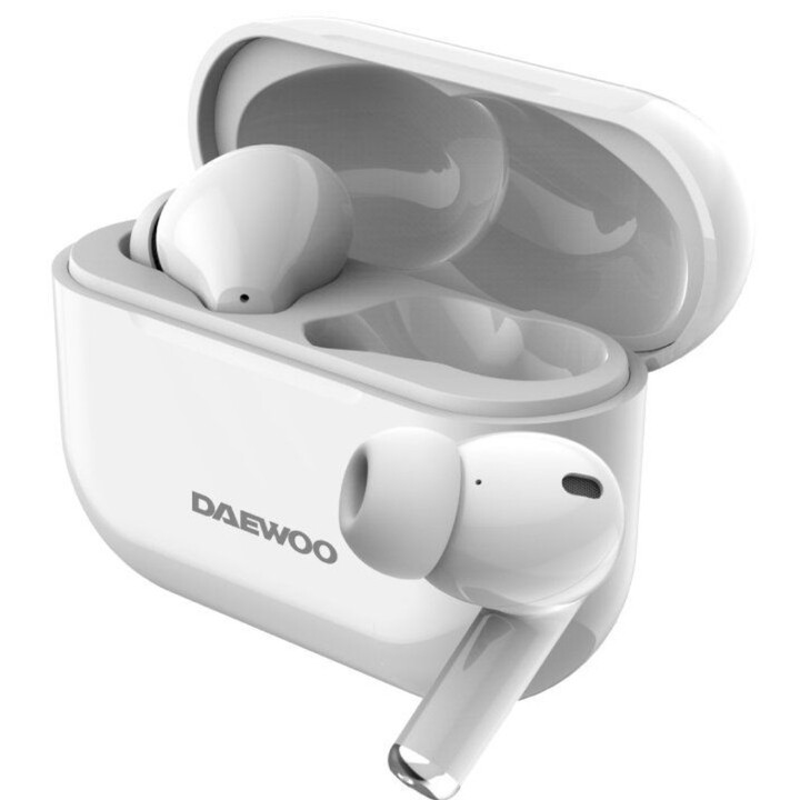 Daewoo DW2002 Bluetooth Headphones with charging case/ 6h Autonomy/ White