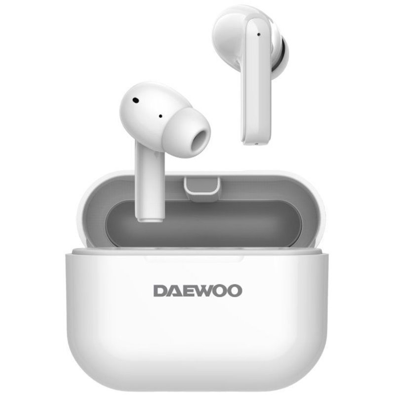 Fones de ouvido Bluetooth Daewoo DW2005 com estojo de carregamento/ Autonomia 6h/ Branco