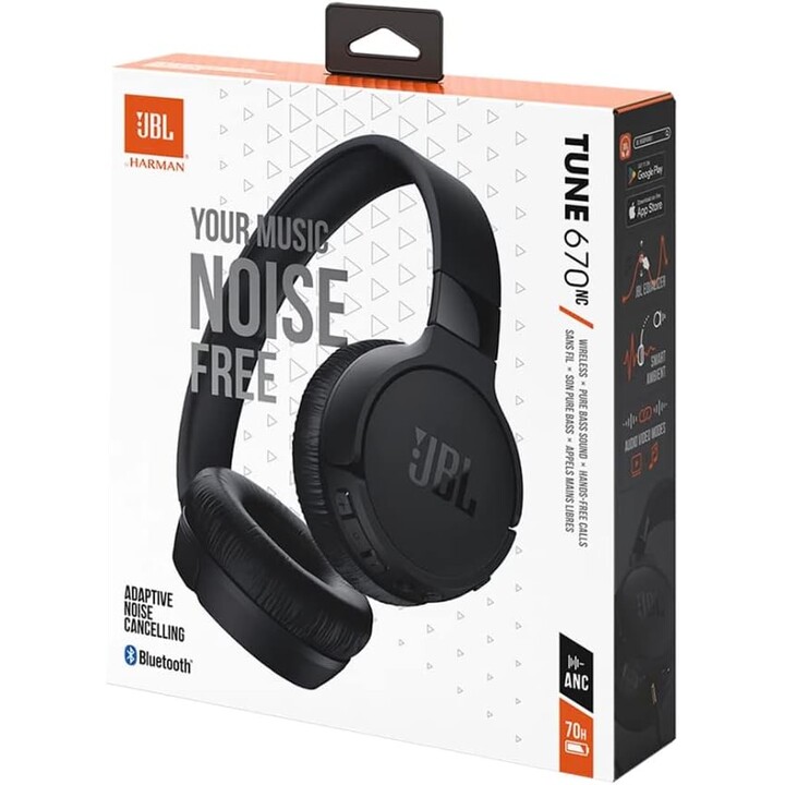 JBL Tune 670NC Cuffie Bluetooth Nero