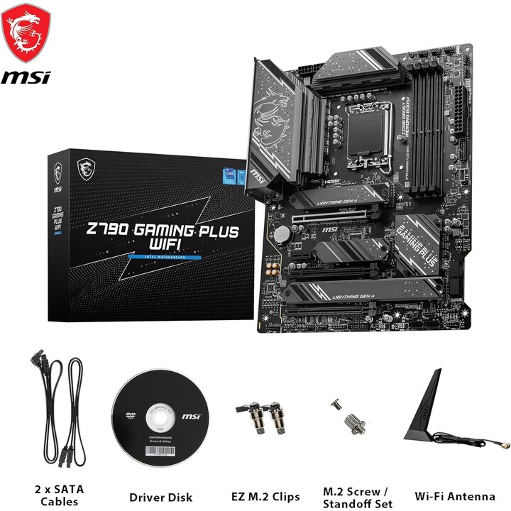 Msi Z790 Gaming Plus Wifi Motherboard Intel Z790 Lga 1700 Atx