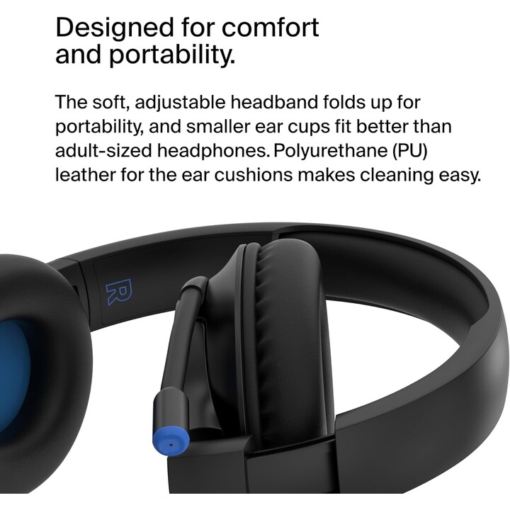 Belkin Auriculares Inalámbricos Circumaurales Para Niños Negro