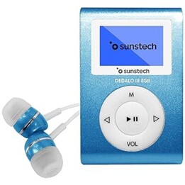 Sunstech Dedalo III MP3 Player/ 8GB/ Rádio FM/ Azul