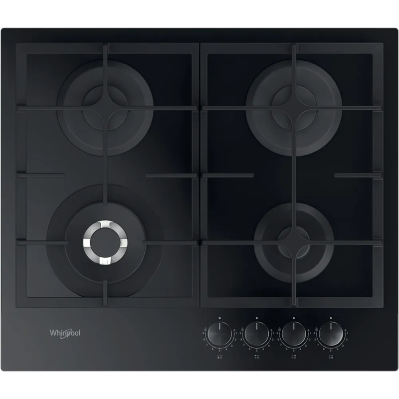 Table De Cuisson À Gaz Aktl 629/Nb1 Whirlpool Noir