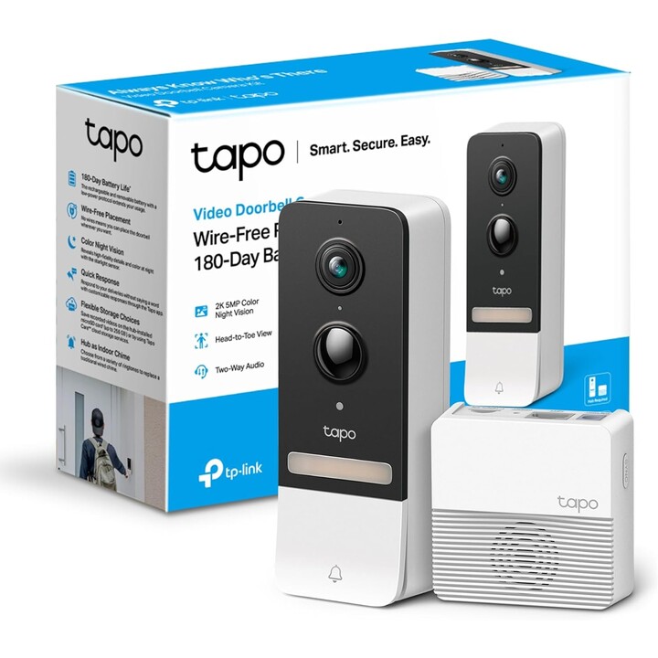 TP-Link Tapo D230S1 Schwarz Weiß