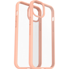 Otterbox React Clear Back Cover HandyhüllefüriPhone 15 plus 14 plus pfirsichfarben