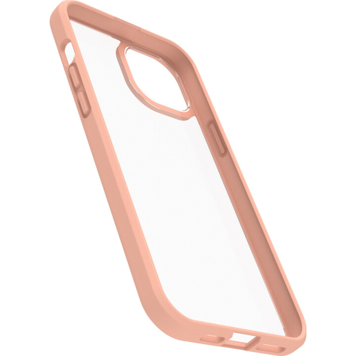 Funda movil back cover otterbox react clear para iphone 15 plus 14 plus durazno