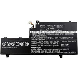 Coreparts laptop battery 11.55v 4900mah 57wh 3 for hp