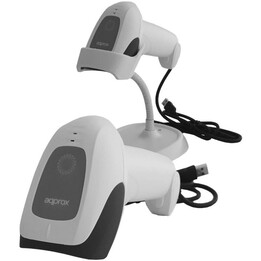 APPROX appLS11ASWH Lector de código de barras portátil 1D USB blanco