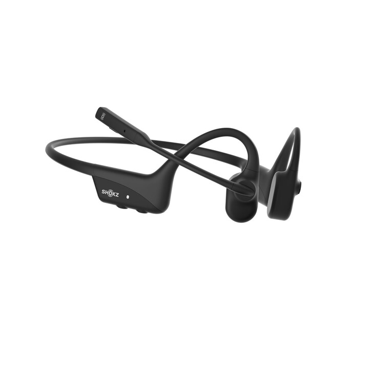 SHOKZ OpenComm2 UC drahtloser, knochenleitender Bluetooth-KopfhörerfürVideokonferenzen mit USB-C-Adapter | 16 Stunden Sprechze