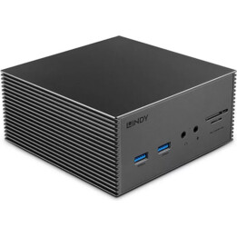 Lindy Dst-Pro 101 Estación De Acoplamiento Usb-C Para Computadora Portátil