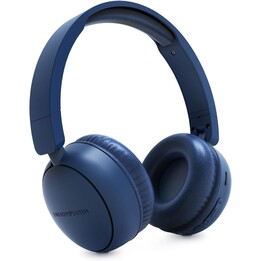 Headphone + mic energy headphones radio color radio fm bluetooth indigo