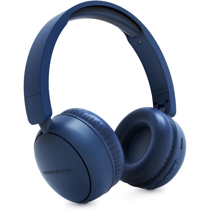 Headphone + mic energy headphones radio color radio fm bluetooth indigo