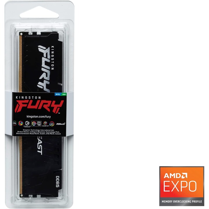 Kingston Technology Fury Beast Memory Module 16GB 1 x 16GB Ddr5 5600 Mhz