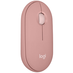 Logitech mouse bluetooth seixo m350s 2 tons rosa