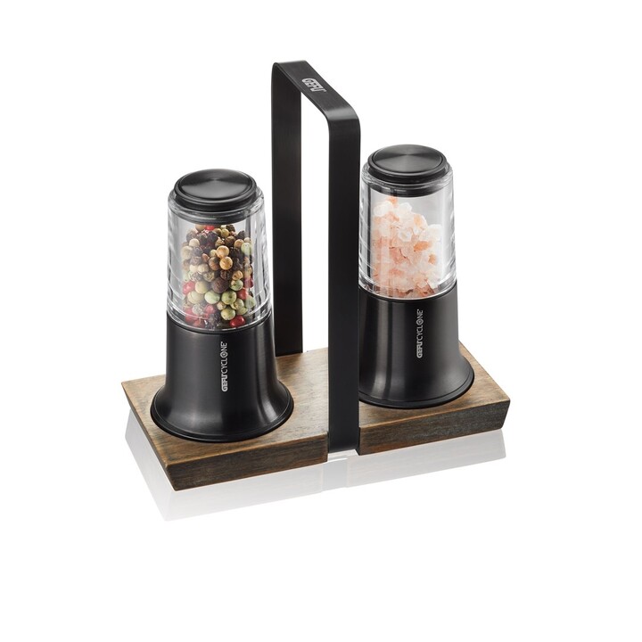 Juego de molinillo de sal y pimienta negro Gefu X-plosion G-34642